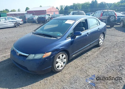2006 Honda Civic Lx из США, поврежденный, VIN 1HGFA15566L065851